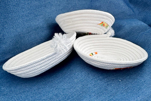 Hand crafted Rope Baskets